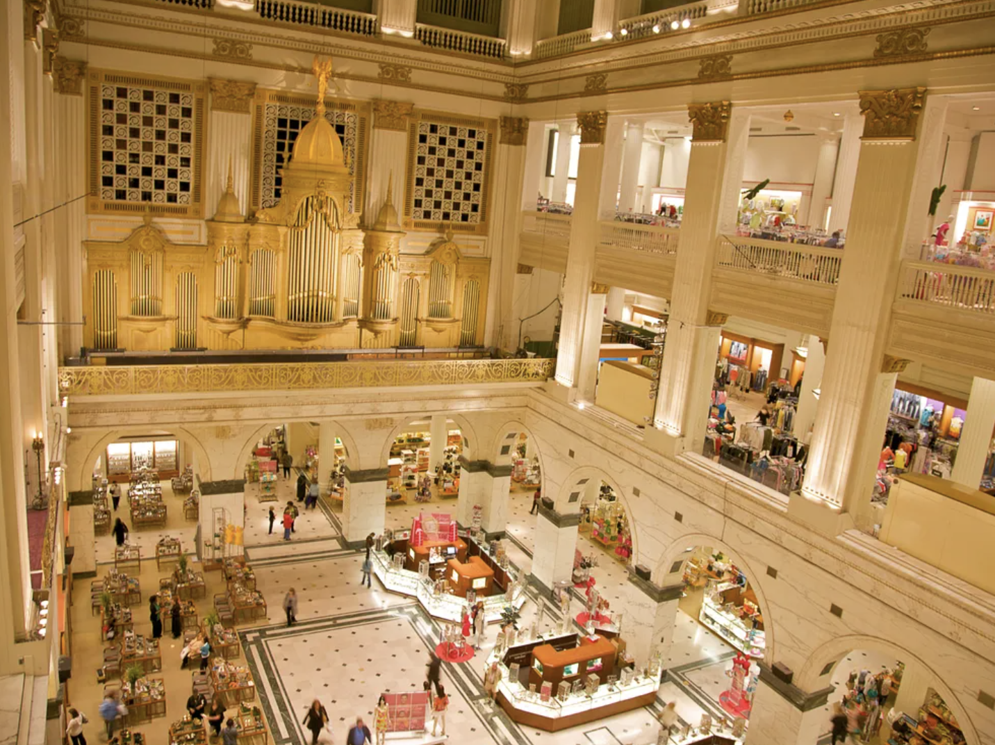 这个周末！费城Macy’s正式闭店！Wanamaker管风琴音乐会陪你告别一个时代！